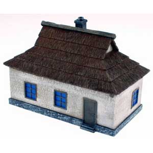 Ukrainian House 1 (Assembled Model) (1/72)