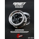 5-Spoke DE Wheels Chrome/Black - Chrome Rivets (2Pcs)