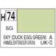 H074 Semi-Gloss Sky Duck Egg Green 10ml