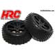 Tires Buggy Front mounted Black wheels - 12mm hex (2pcs)