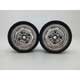 Front Chrome Steel Wheels and Tyres JAP46 (1/12)