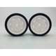 Front White Steel Wheels and Tyres JAP46 (1/12)