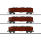 Set hogeboordwagens schroottransport (H0)
